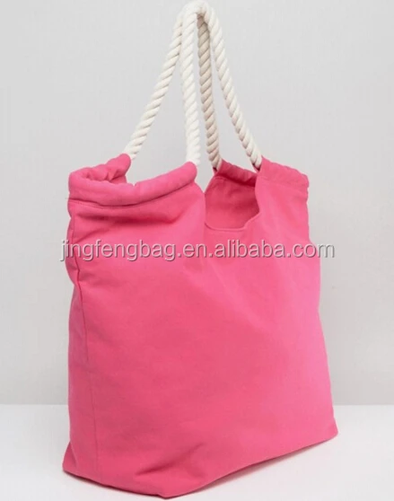 20 Years Factory Free Sample High Quality Summer Tote Canvas Beach Bag