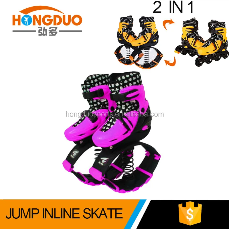 bounce running shoes jumping stilts skate shoes