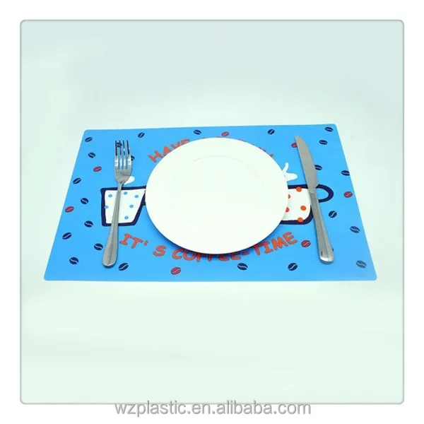 
Custom printed plastic PP placemat /PP table mat /place table mat 