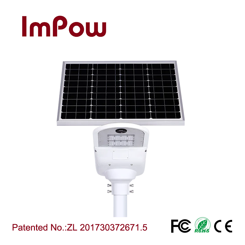 
adjustable rotatable 30w solar panel solar led street light waterproof led solar street light 