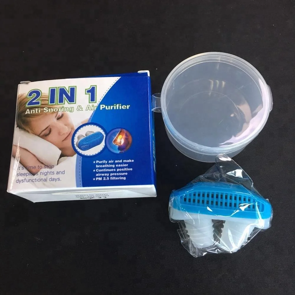 health care supplies anti snoring device Anti Snore and Sleeping Breath Aid Device  Air Purifier Silicone Nose Clip