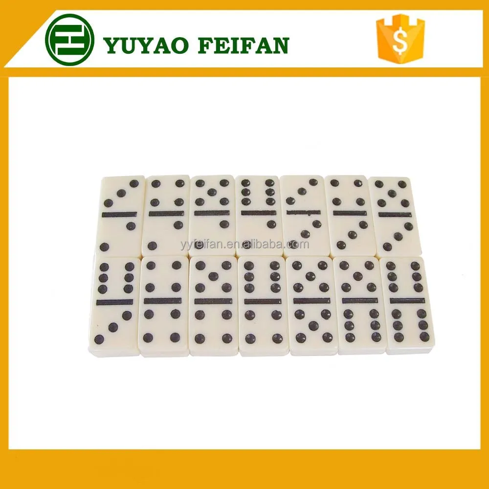 custom domino blocks wooden box mini ivory plastic domino set classic style