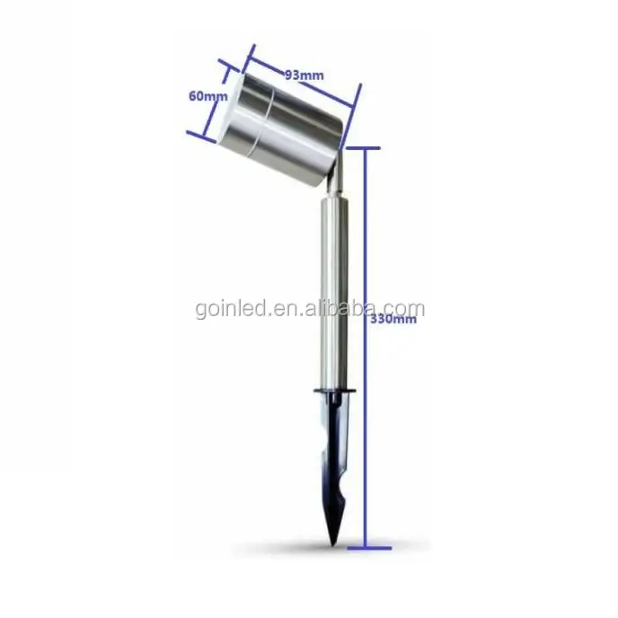 
New outdoor spike light stainless steel body led lawn light 5w/7w for option 