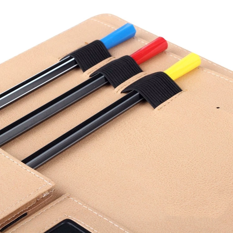 A4 Document Organizer Business Card Holder portfolio With Calculator And 8 File Pockets