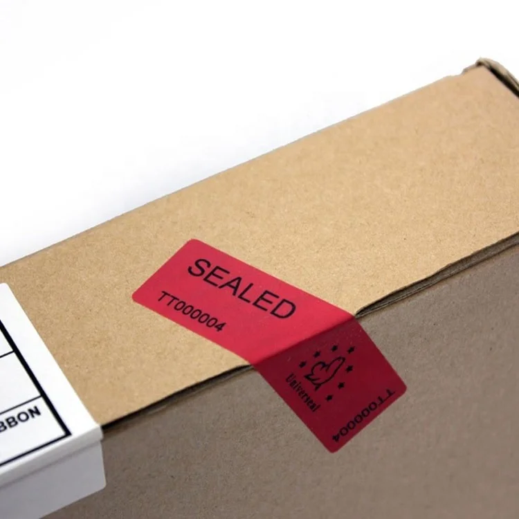 
Custom Seal Packaging Security Labels Full Transfer or No Transfer Void Stickers High Quality Tamper Proof Labels 