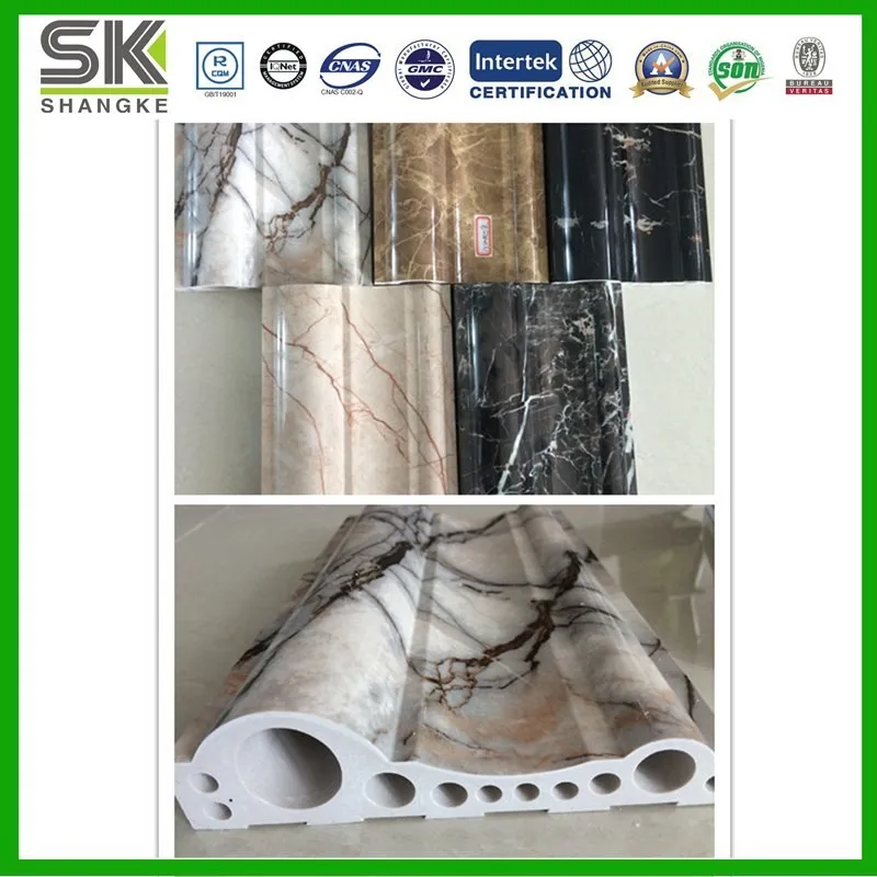 No painting imitation stone artificial marble decorative interior corner moulding