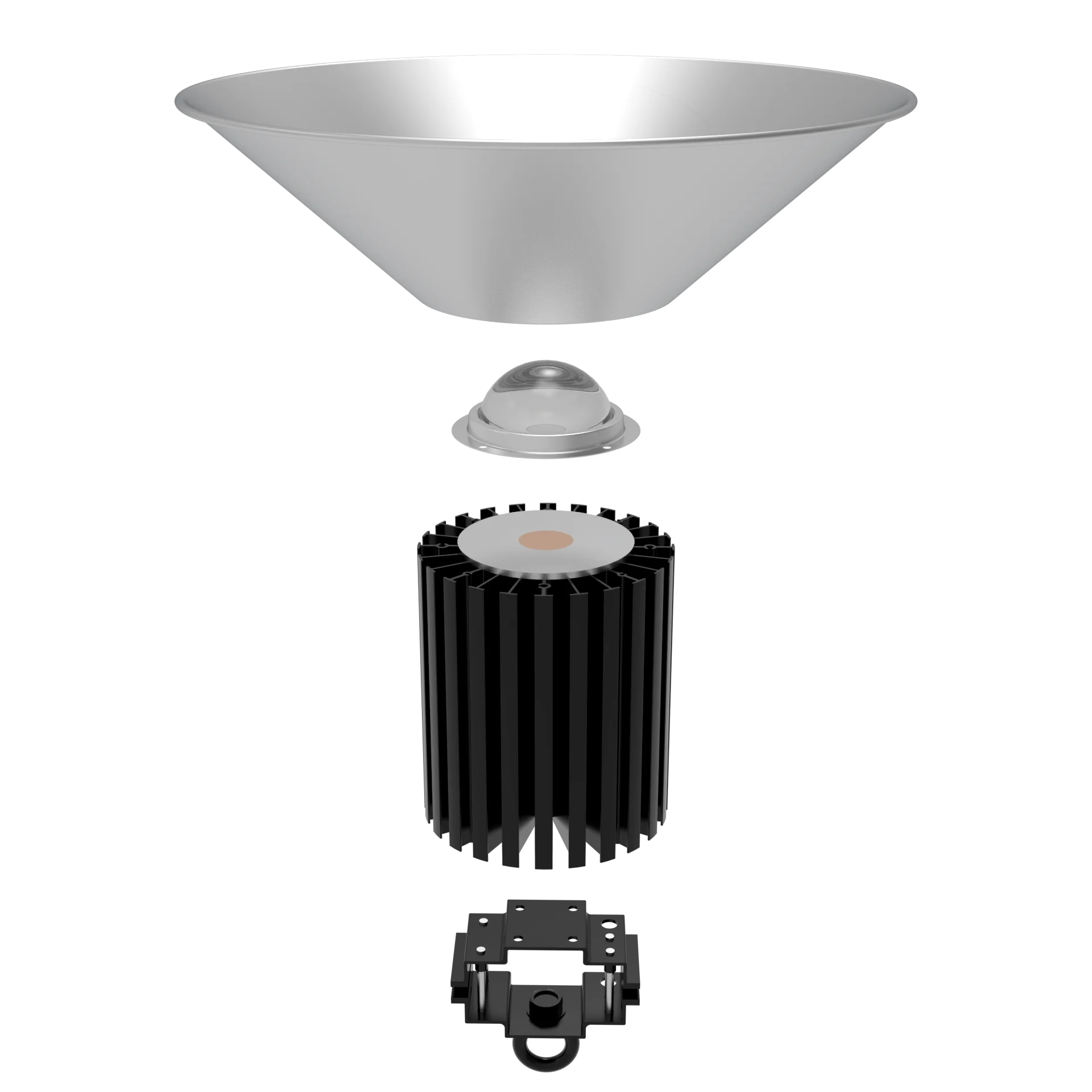 Wholesale  mining industry aluminum dmx dimmable  100w led light  bay