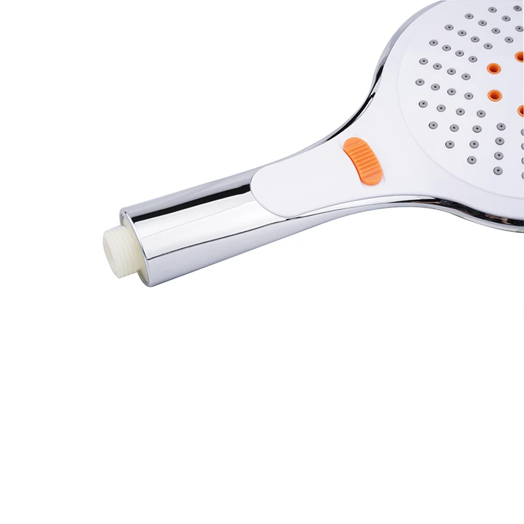
SH-03 Luxurious ABS plastic chromed bath rain switched hand held water saving shower head 