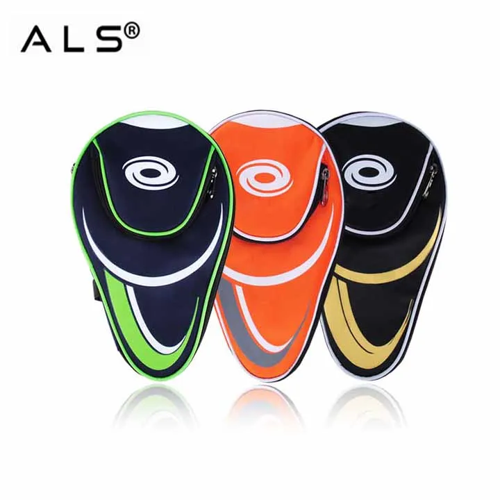 
Waterproof Polyester Table Tennis Racket Bag PingPong Paddle Bat Storage Case PingPong Racket Bag 