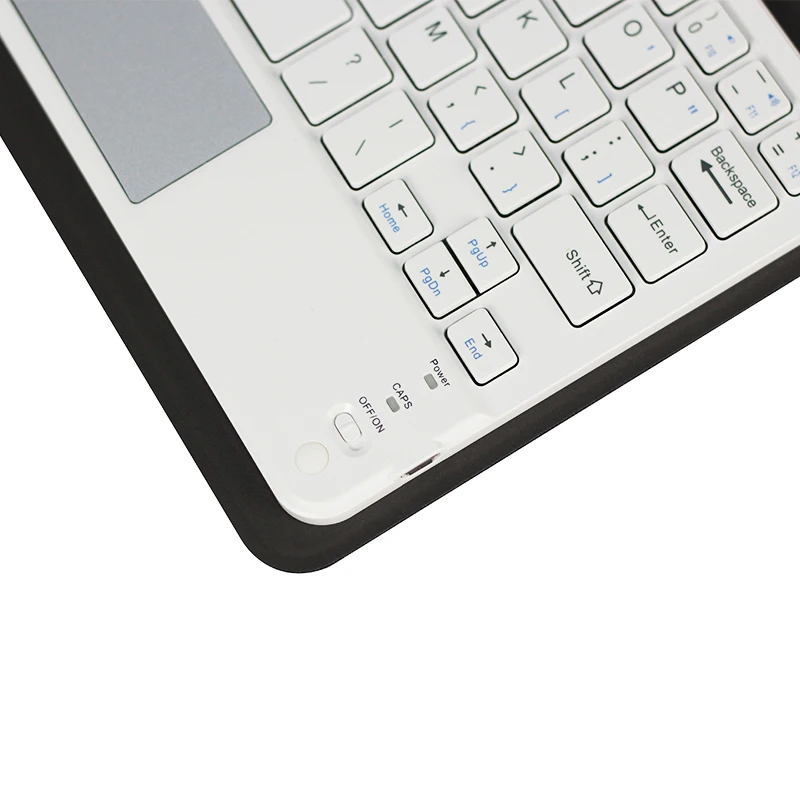 Беспроводная клавиатура BT нового дизайна с сенсорной панелью и чехлом для планшетов 7 8 дюймов тонкая подсветкой типа «ножницы»