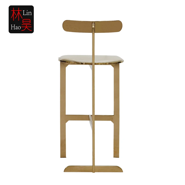 High quality stainless steel leather restaurant stools bar chair