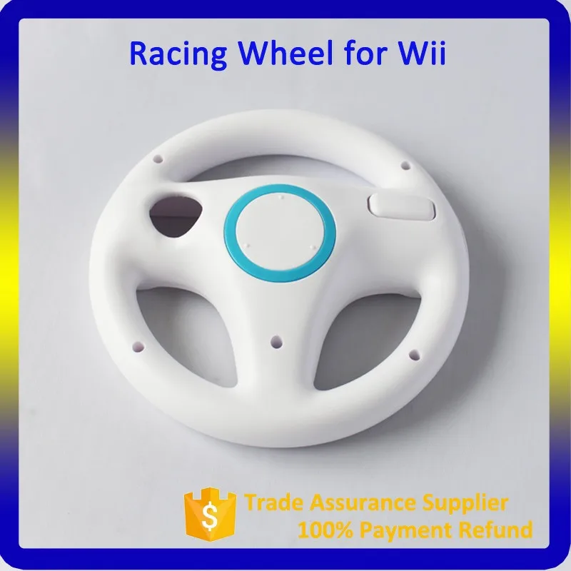 Classic Gaming Racing Wheel for Nintendo Wii Steering Wheel Remote Controller