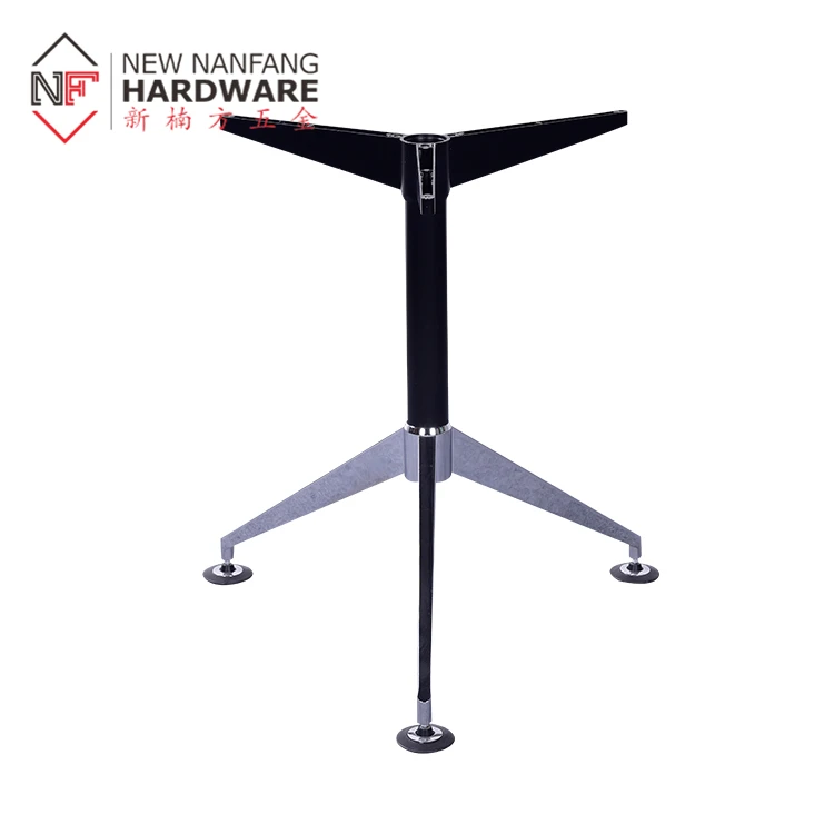 Wholesale Furniture Dining Chrome Bottom Leg Office Furniture Leg For Conference Table Meeting Negotiation Metal Table Leg