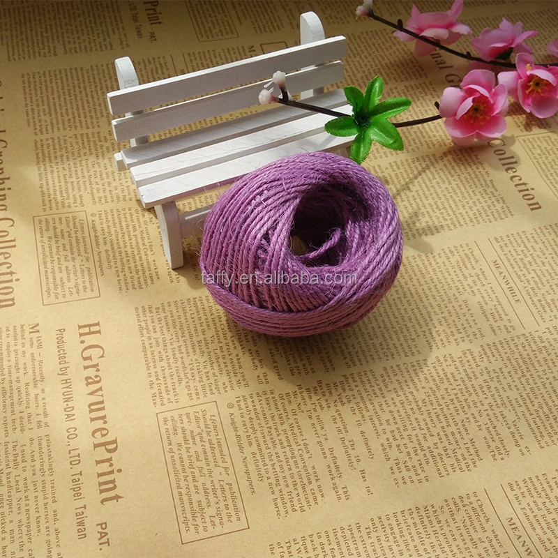 2017 NEW 2mm Soft 50M Gift box String Rope Floral Craft Wedding Tags Wrap Decor natural jute Twine rope