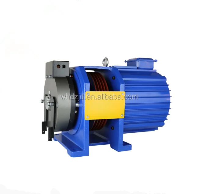 Elevator Permanent magnet synchronous tractor motor brake