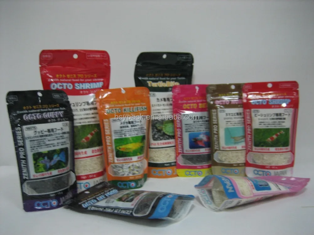 
frozen food packaging bag for fish seafood vegetables 