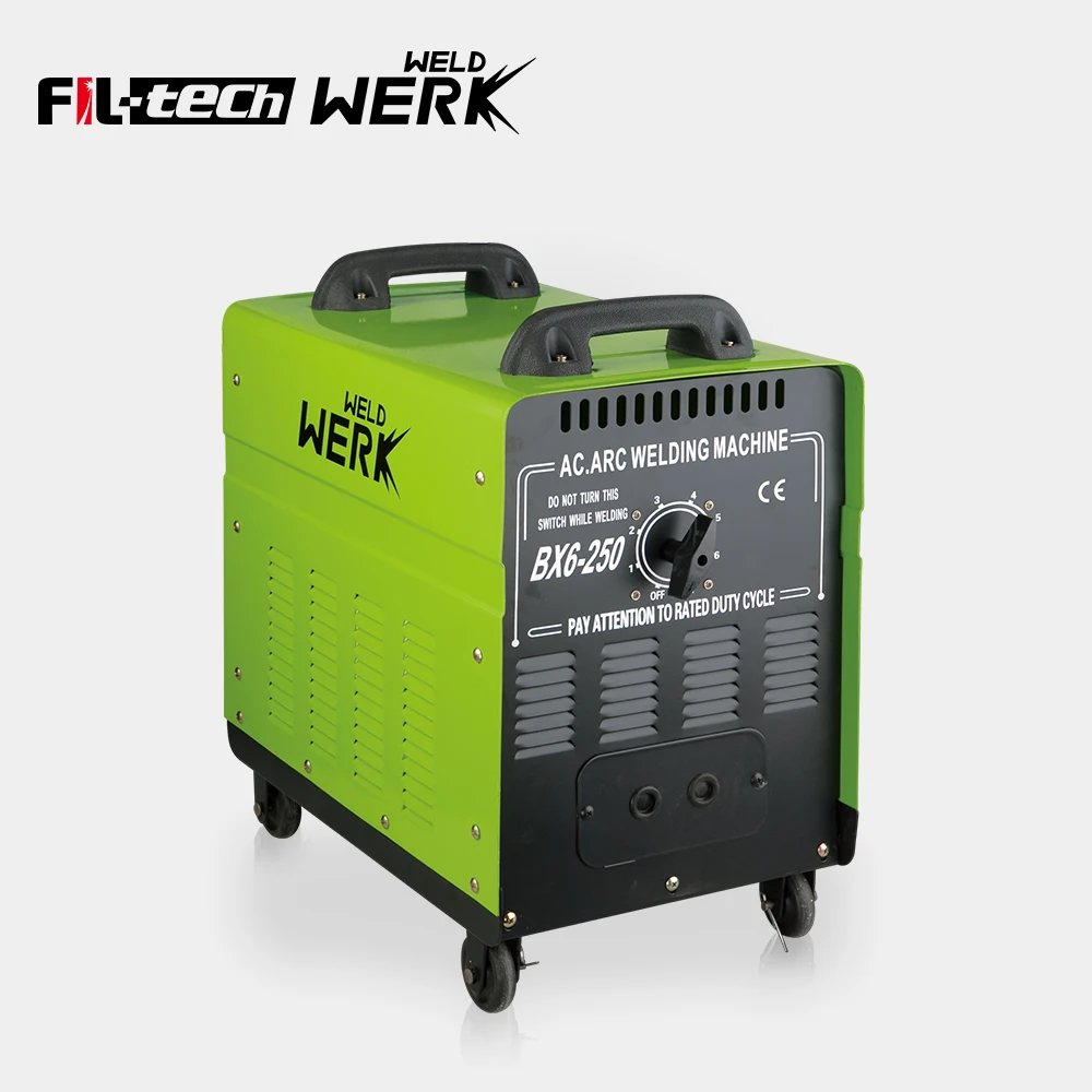 220V Heavy Duty AC Transformer Welder Welding Equipment bx6-200 bx6-300 bx6-250 AC Arc bx6 welding machine