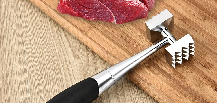 Eco friendly Zinc alloy meat tenderizer beef hammer steak pounders stainless steel meat tenderizer hammer union