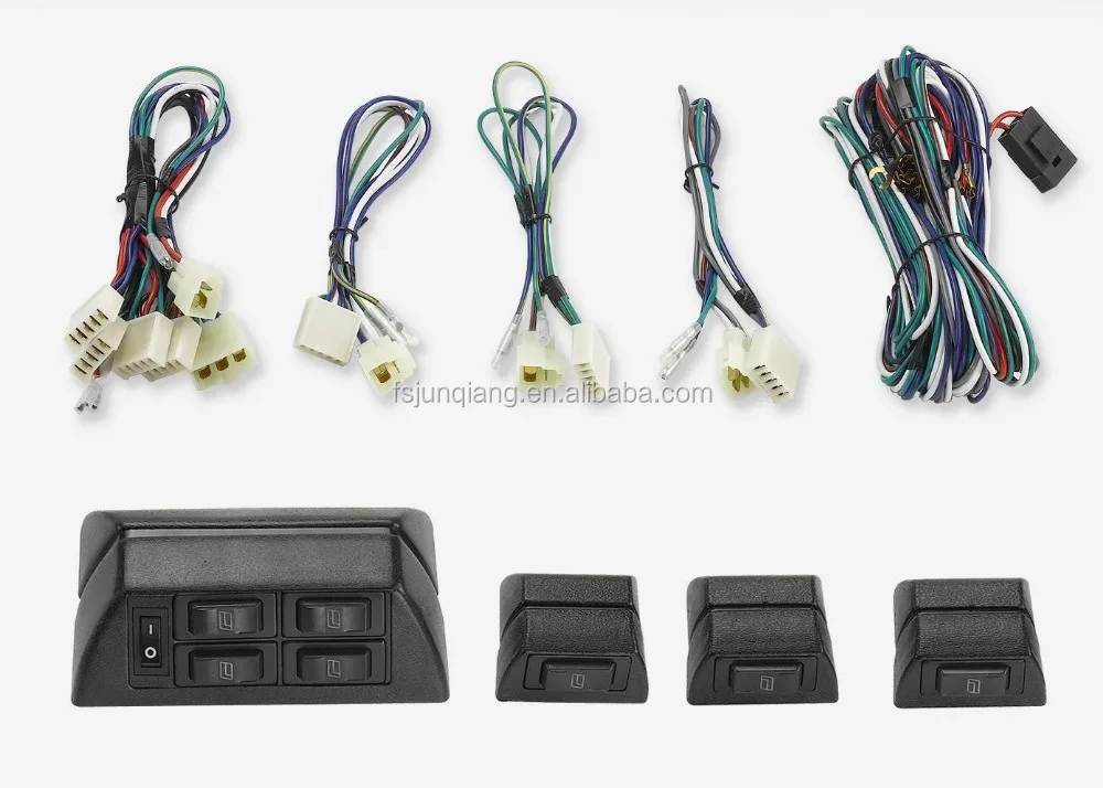 Spal Type Universal Electric Power Window Lift Regulator Roll Up Conversion Kit for 4-Door Van and Car