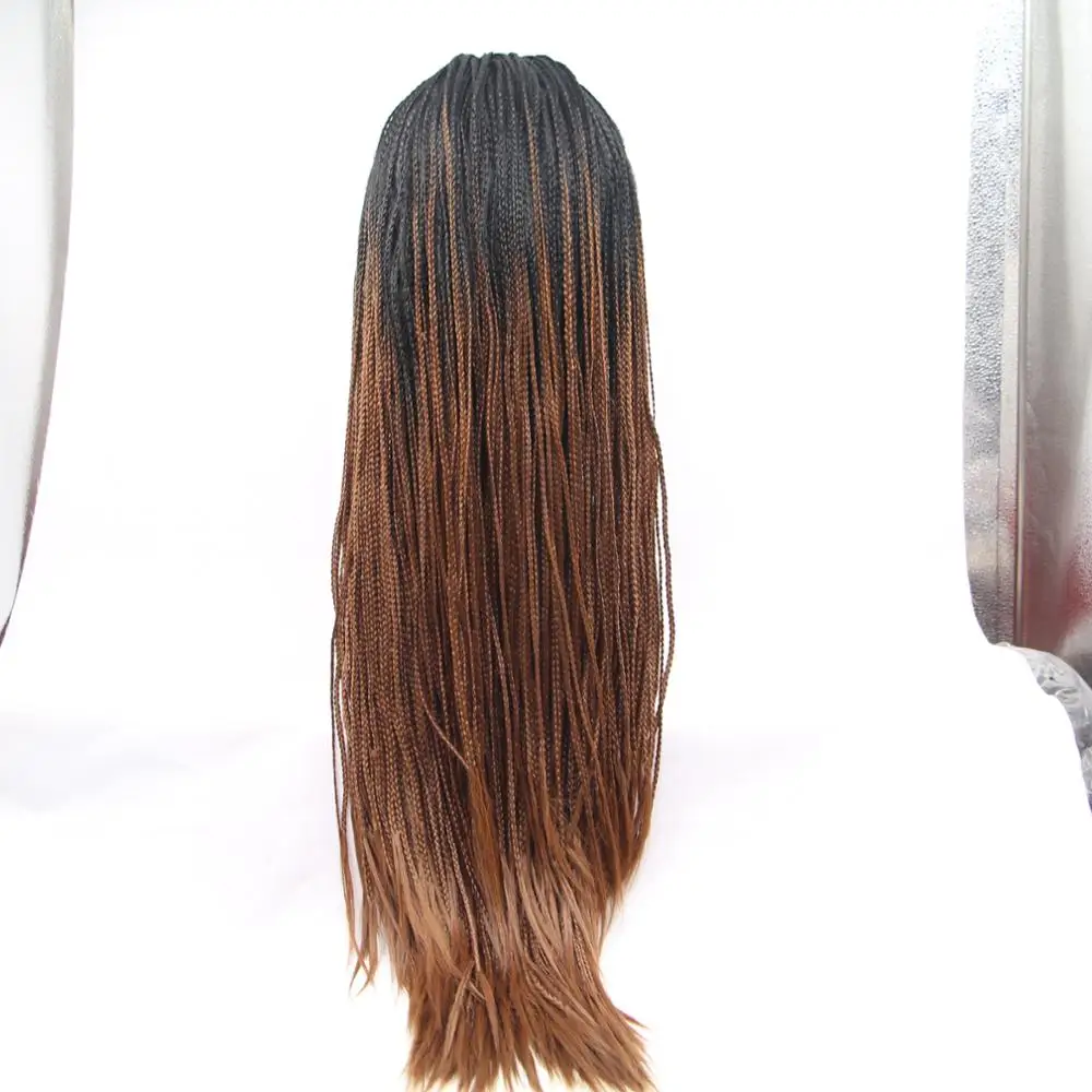 
Wholesale price synthetic front lace braid wigs 