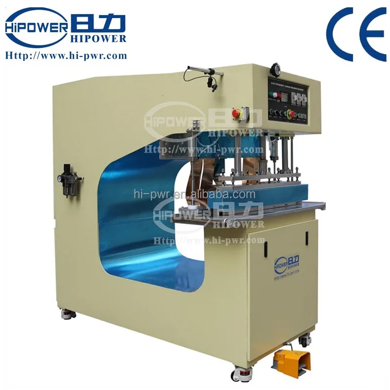 PVC Ceiling Welding Machine for Stretched PVC Ceiling 50*50*800mm 27.12MHZ Provided 420sqcm HIPOWER 800KG Beige Easy to Operate
