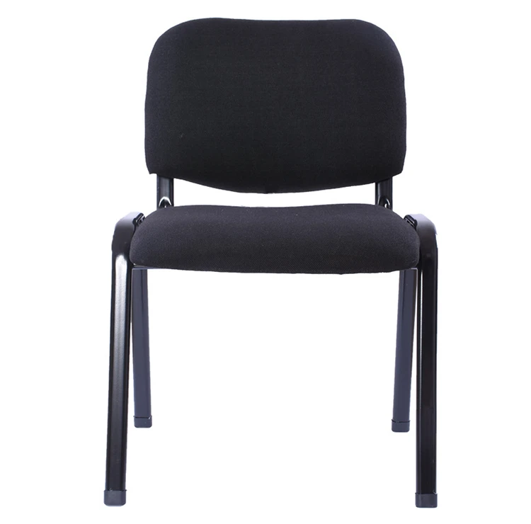 Wholesale Seat Office Meeting Stackable Conference Room Visitor Training Waiting Plastic Chair With Steel Leg Without Tyre