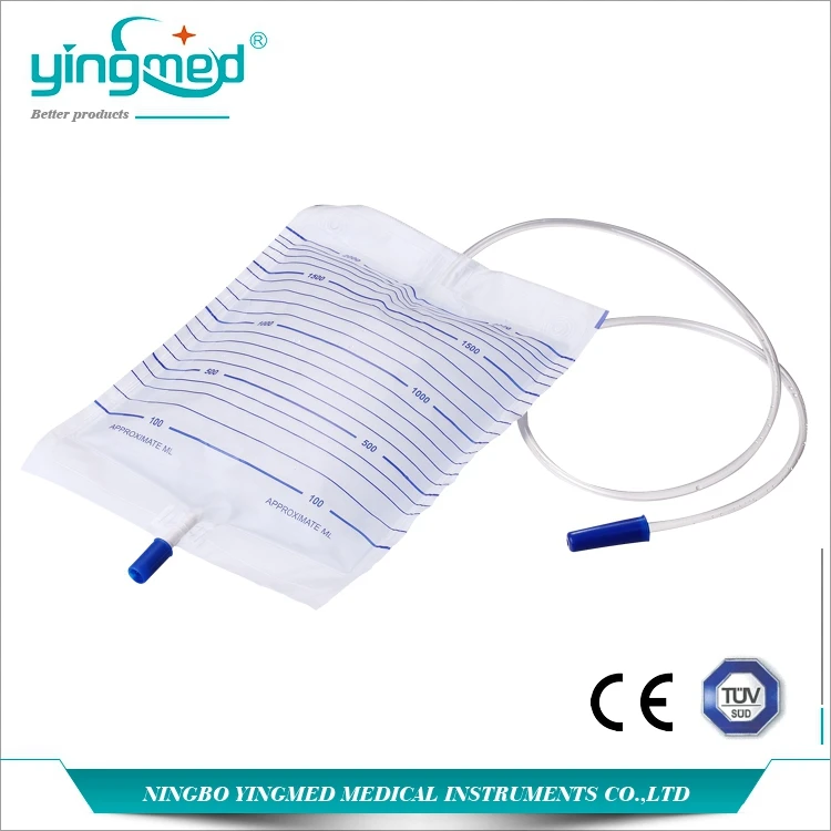 Medical disposable economic 2000ml urine collection bag