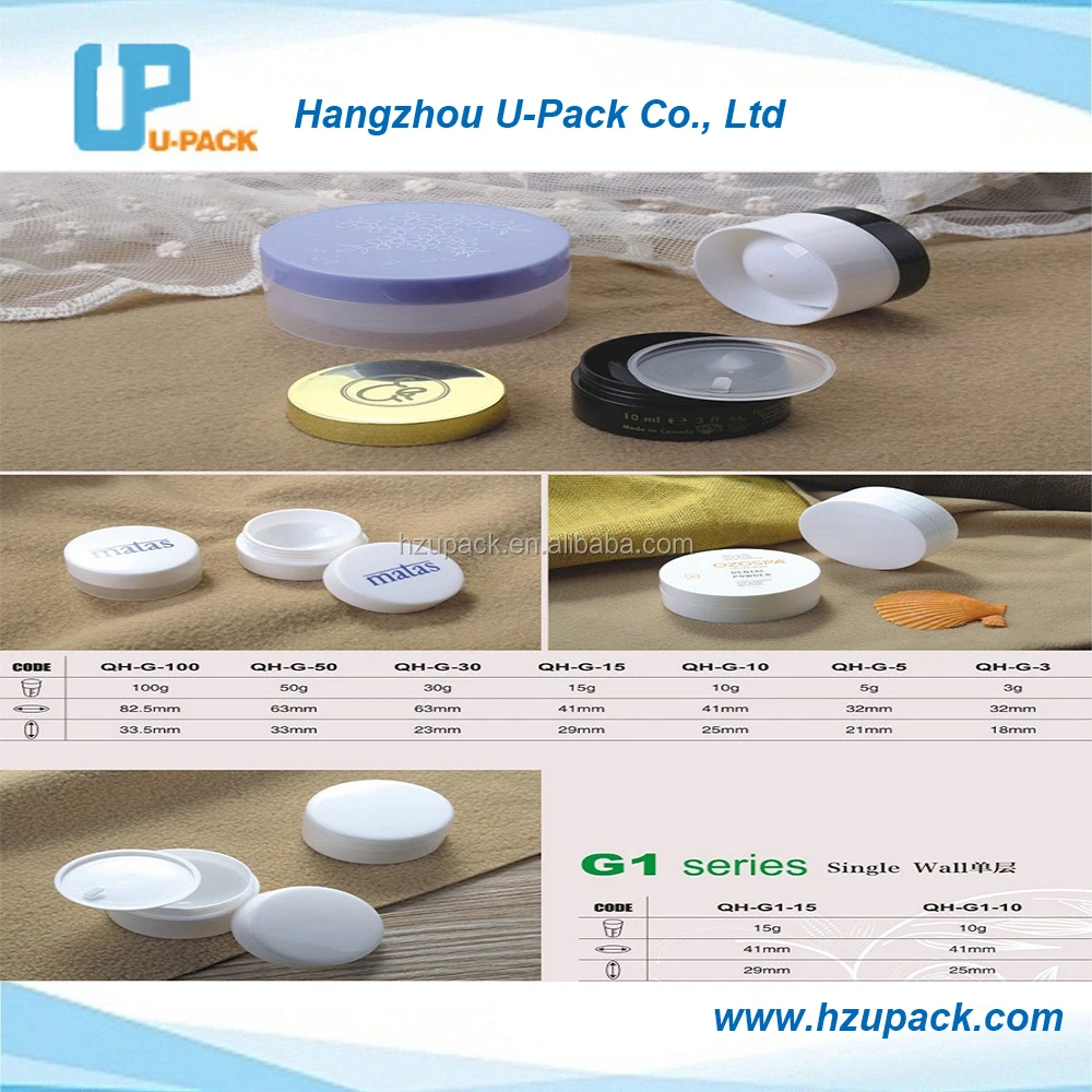 Популярные 100 мл круглое лицо крем PP mrterial косметической упаковки бутылку