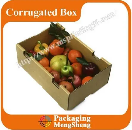 wholesale corrugated cardboard vegetable/fruit box vegetable/fruit packing box