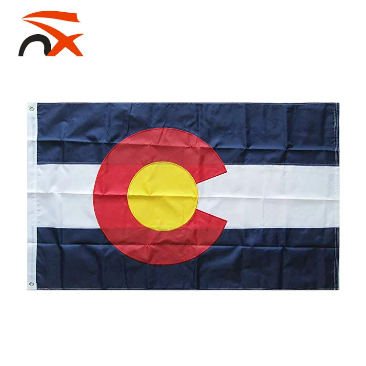 Custom Flag 3*5ft Embroidery California Flag  with 210d Nylon Oxford Fabric