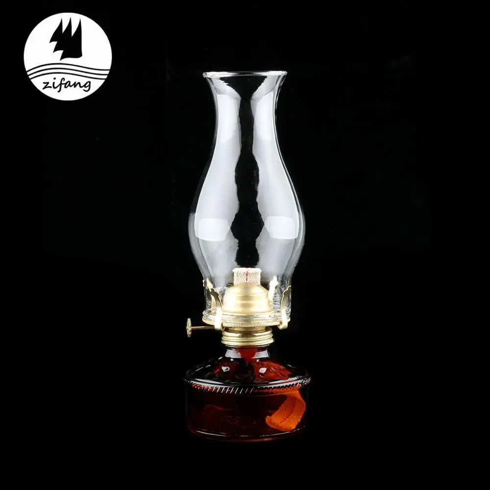 Best selling and practical classic glass kerosene lamp glass oil lamp for home garden decoration