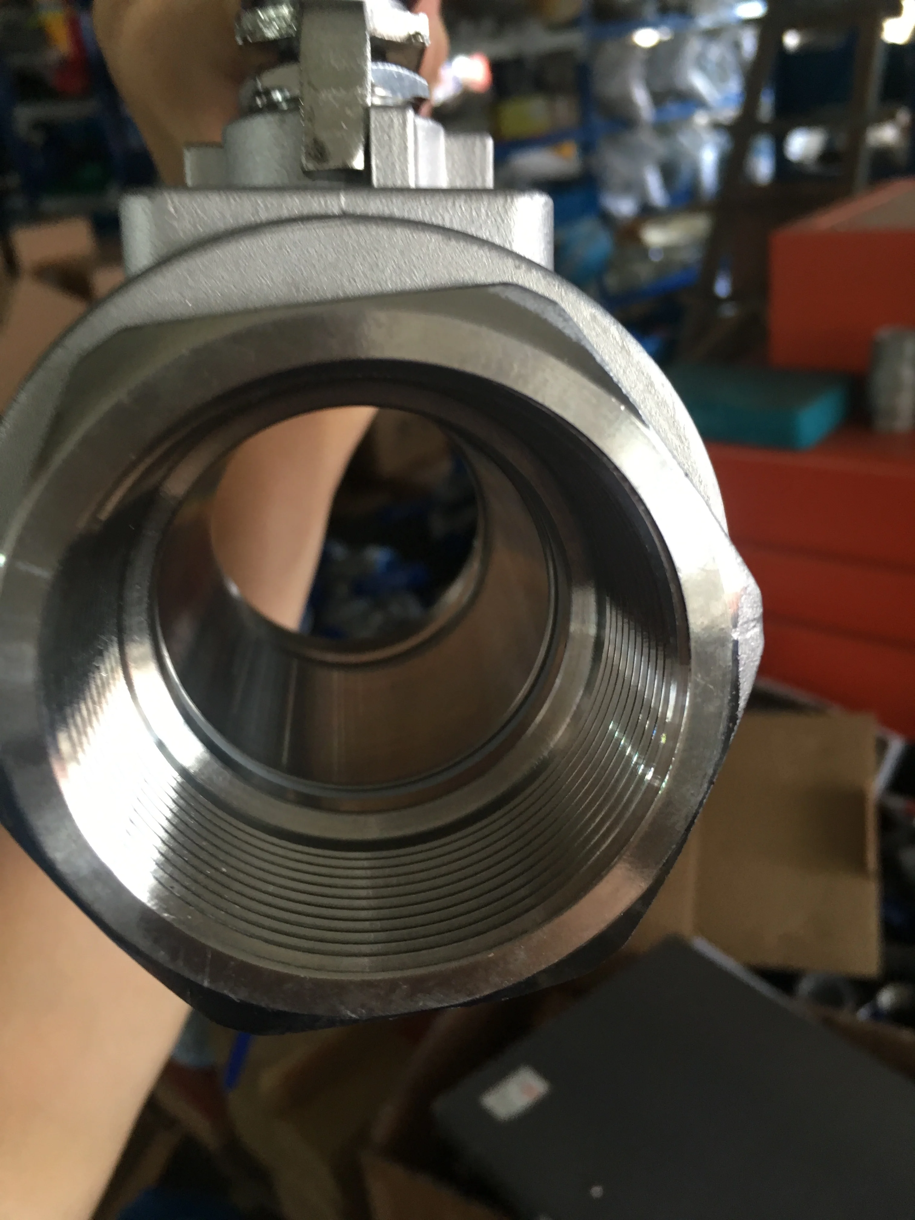 Brass flange Mini Floate ball valve brass