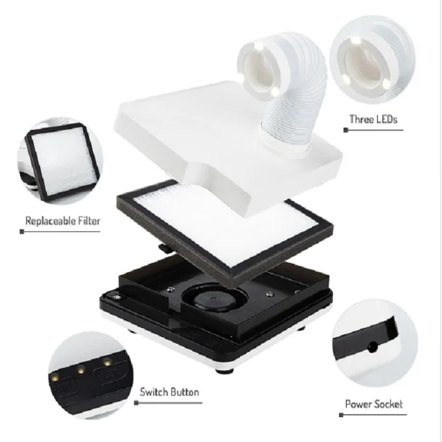 Nail Art Supplies Dust Collector Manicure Machine Vacuum Suction Cleaner for Manicure Salon