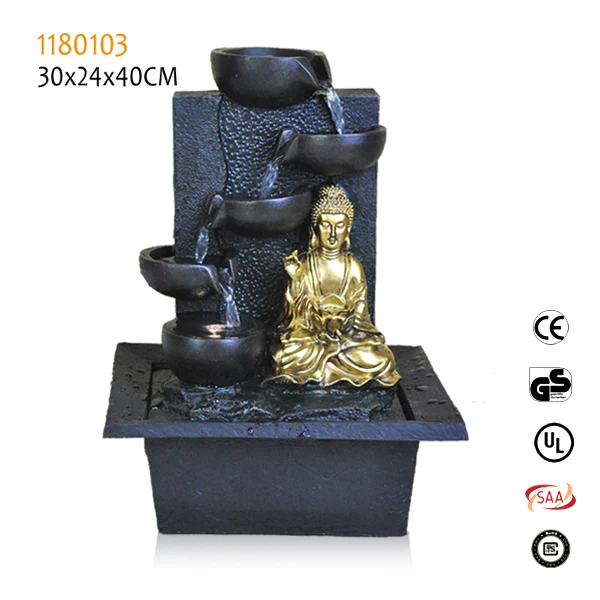 2018 Home decoration resin religious jesus fountain crafts