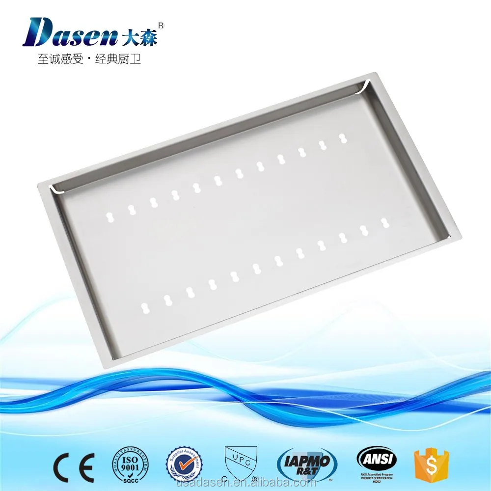 DS 6245 Model 304 European corner kitchen plastic inserts stainless hot selling sink