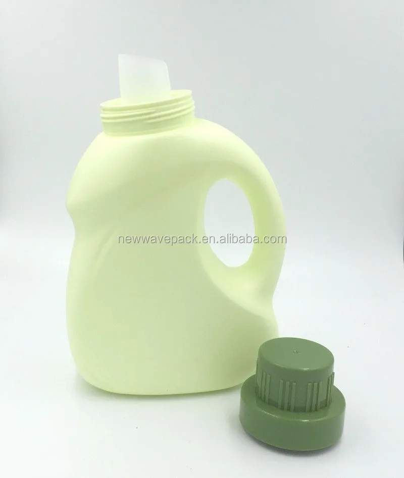 popular high quality hdpe plastic material 1000ml/1L liquid laundry detergent bottles