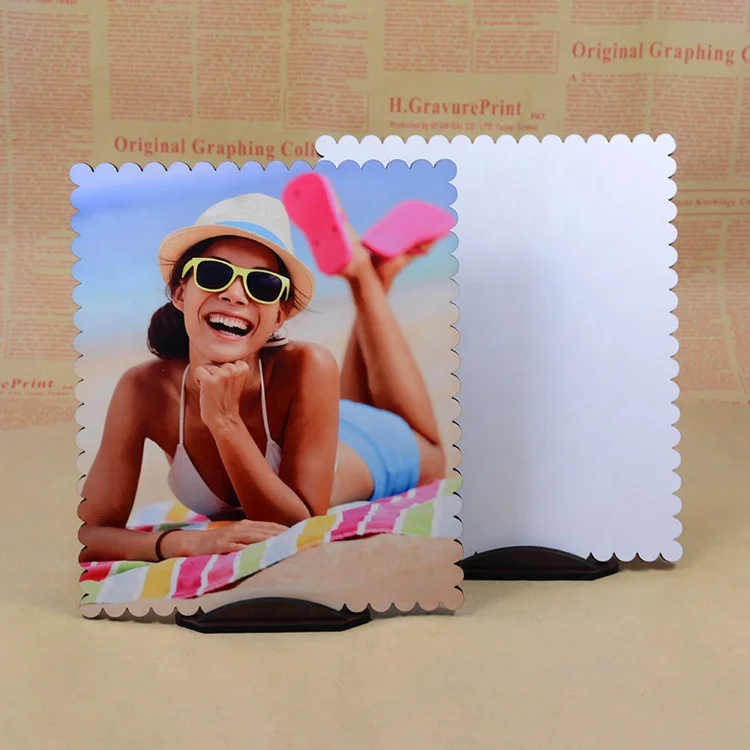 High definition printing blank sublimation picture frame wall desktop table photo frame