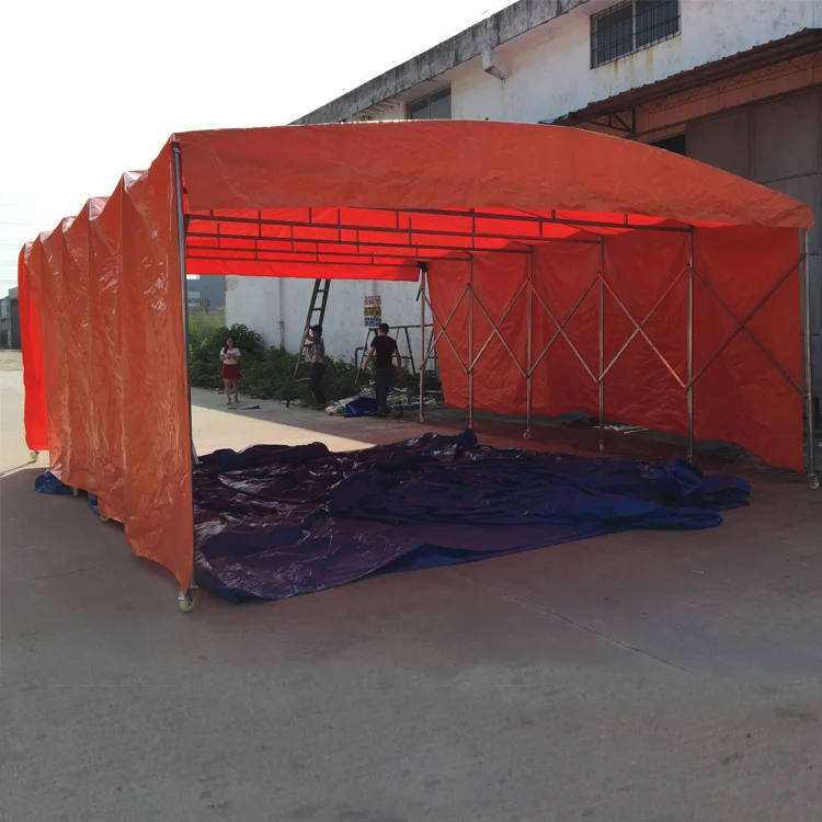 Customized big Clear Span Fixable, retractable Storage Tent outdoor folding tent