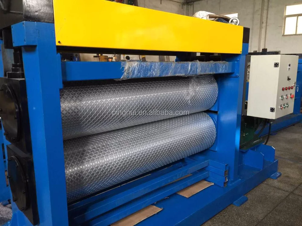 Metal Embossing Machine For Aluminum Foil And Sheets In Refrigeration And Vehicles