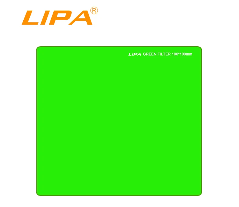 LIPA 100*100 мм квадратный цветной фильтр красный оптический полимерный фильтр