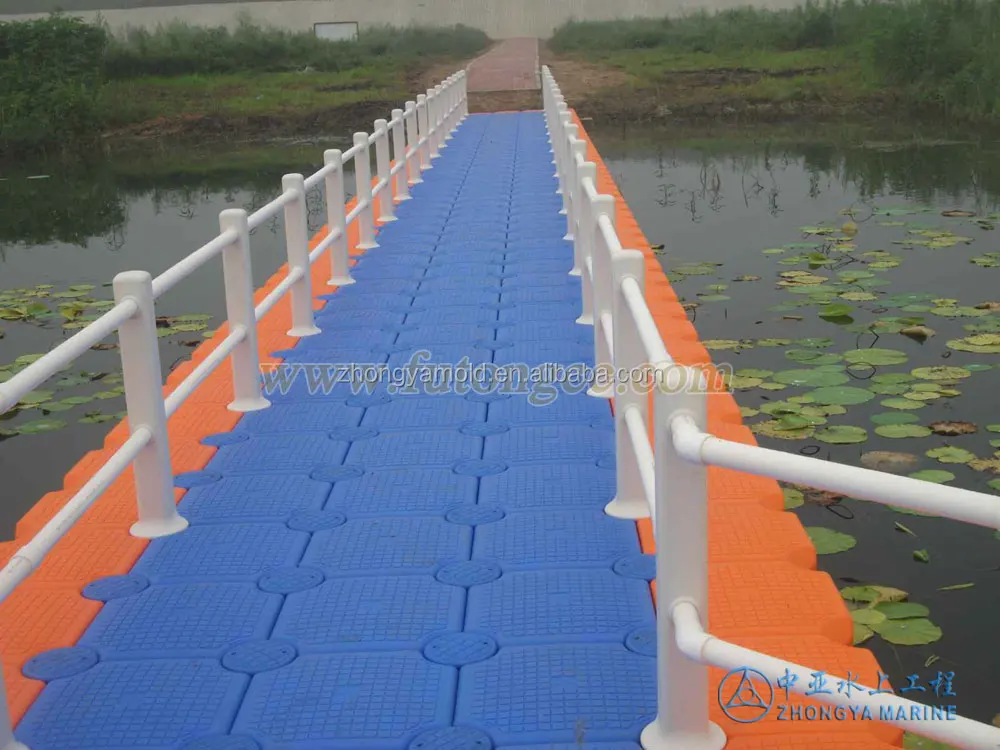 HDPE floating pontoon dock for jetski and boat
