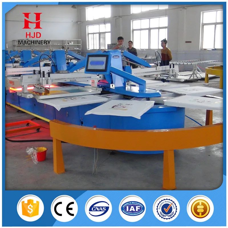 HJD-A1 Oval Full Automatic Screen Printing Machine from China Manufacturer