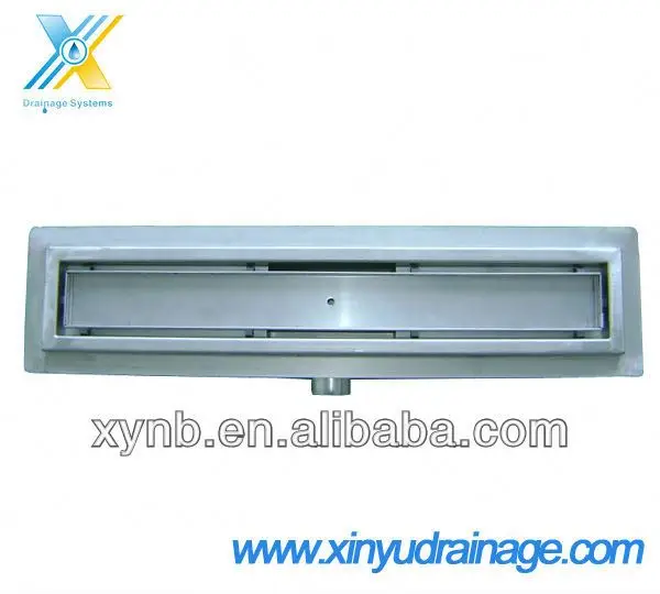 
long stainless steel 316 scupper drain 