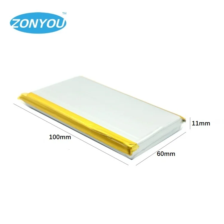 Besrt  Price  High Capacity 3.7V 1160100 10000mAh  Rechargeable Lipo Lto Battery For Power Bank