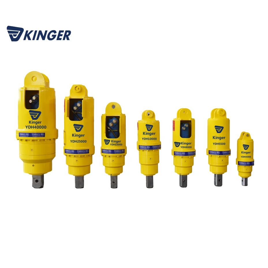 KINGER Spiral Auger Drill Machine Hydraulic Earth Drill for excavator