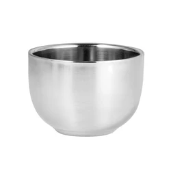 mens soap bowl custom stainless steel mini shave bowl