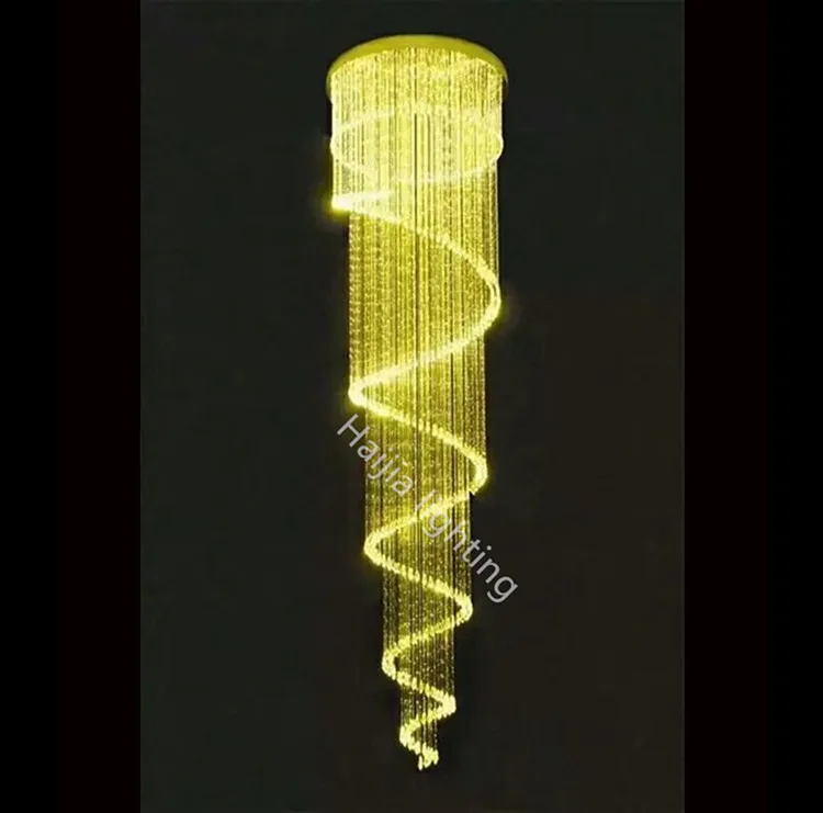 DMX512 running colourful bar and night club disco lighting decoration cloud fiber optic chandelier