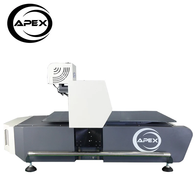Apex UV6090 A3 Digital Flatbed Industrial UV Printer Machine For Glass/Acrylic/Ceramic Printing