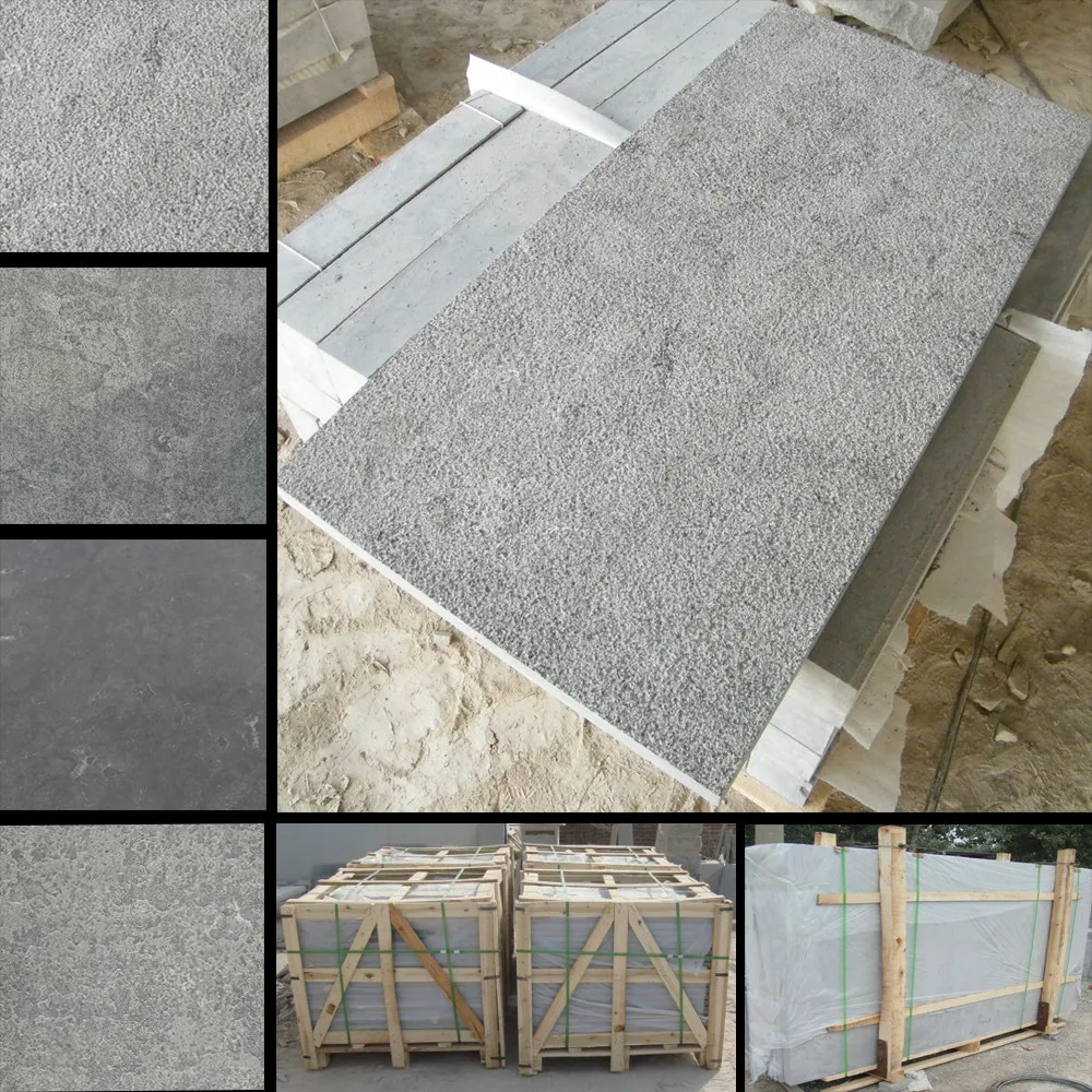 брусчаткая плитка из известнякового камня для