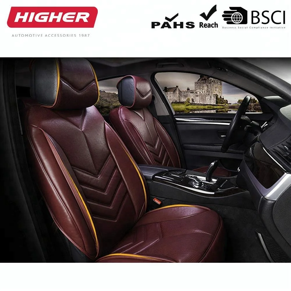 
SZ8012 car interior upholstery leather eco-friendly car seat cover 